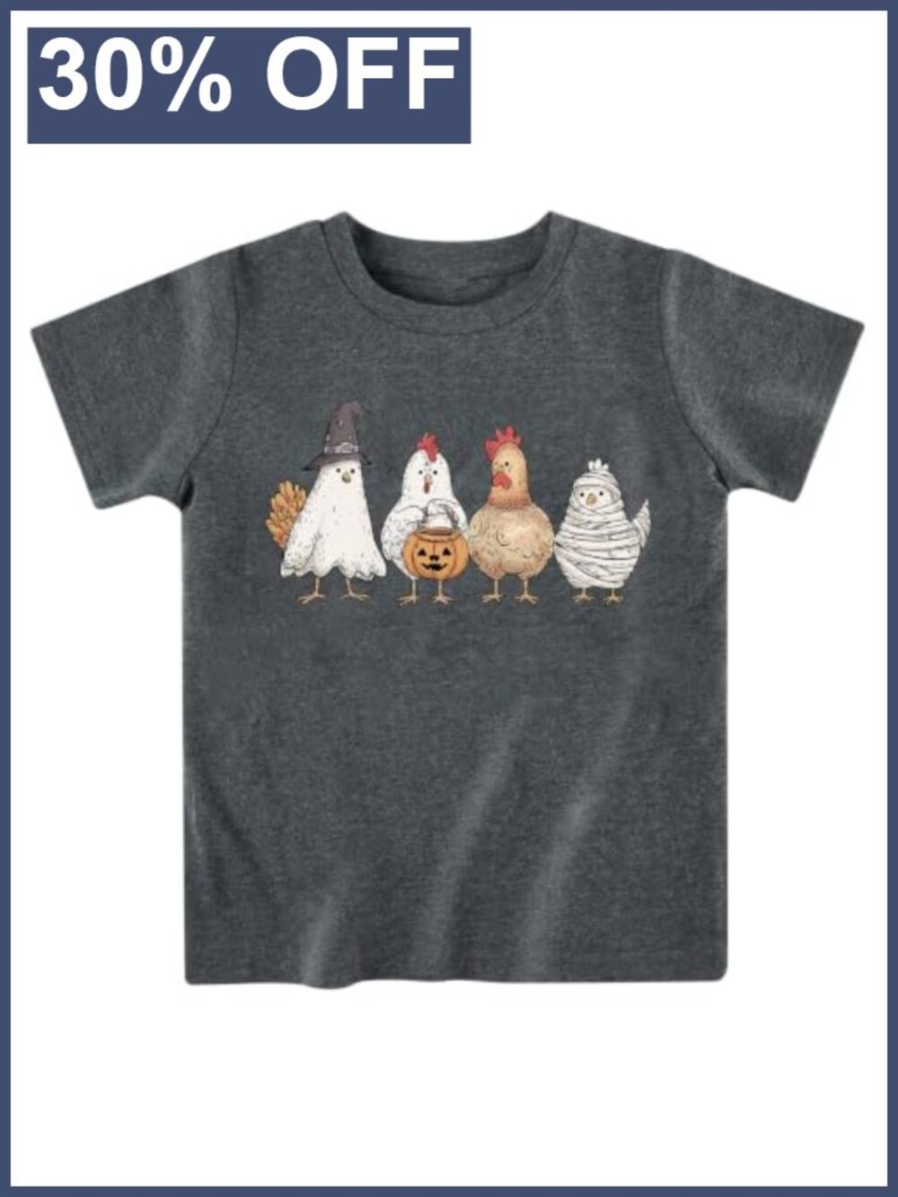 Toddler Halloween Short Sleeve Tee Cotton Boys Girls 2-7 Years